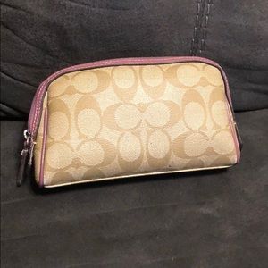 Coach cosmetic bag